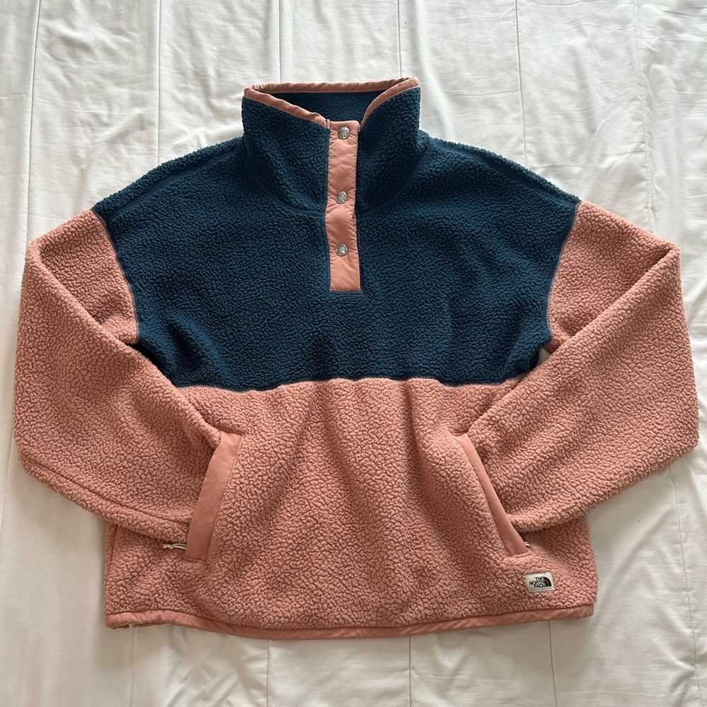 North Face Fleece Pullover 1/2 Snap
